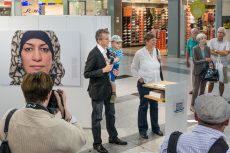 Ausstellung Projekt FLUCHT.PUNKT.MENSCH - Photo: Wolfram Schmidt - www.wsfoto.de