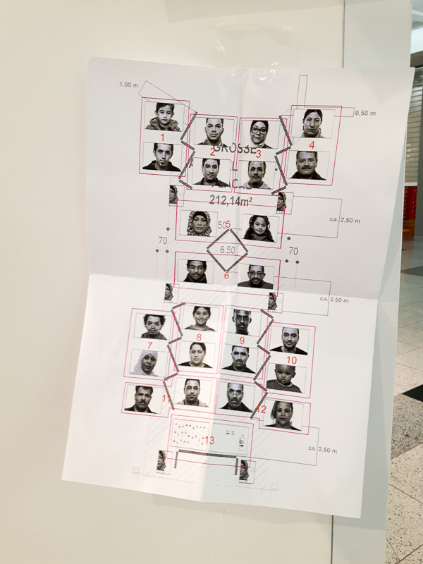 Ausstellung Projekt FLUCHT.PUNKT.MENSCH - Donau-Einkaufszentrum Regensburg 2016